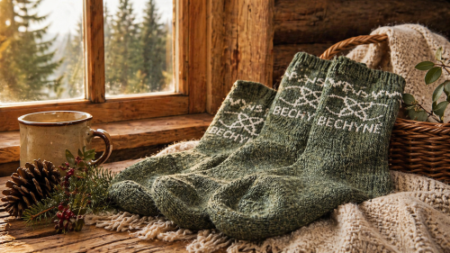 Pletené ponožky