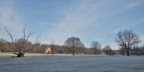 Hra na zimní greeny